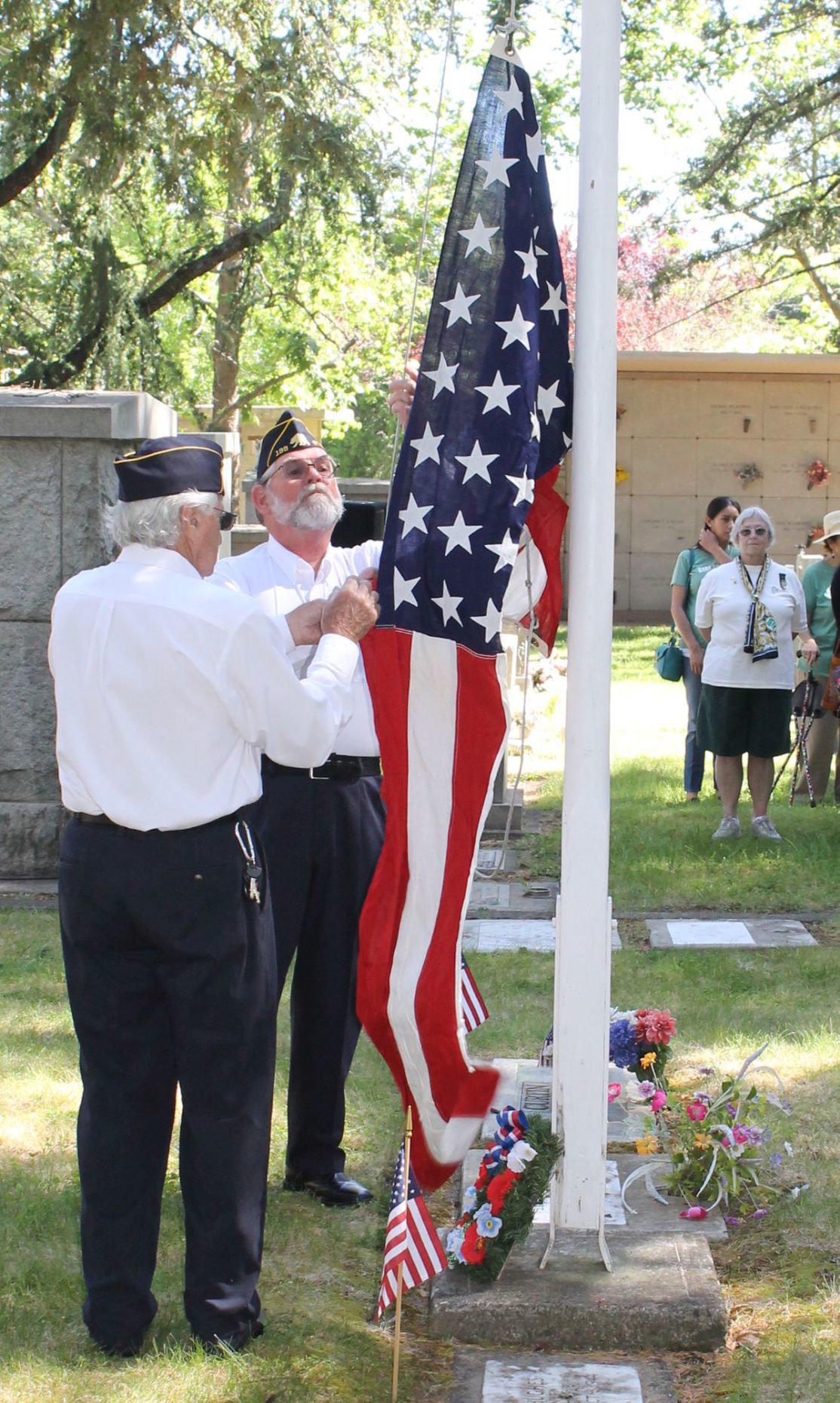 Memorial Day services at St. Helena Cemetery